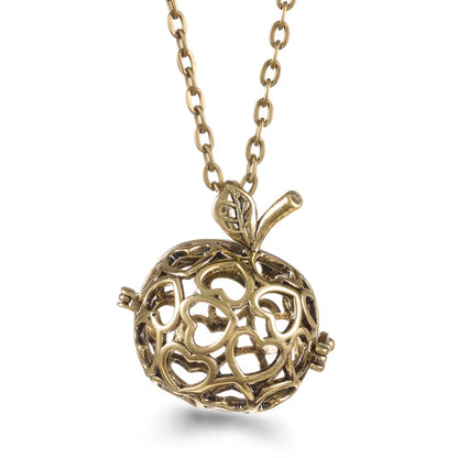 Mexico Chime Music Angel Ball Tree of Life Bronze Cage Necklace Aromatherapy Essential Oil Diffuser Caller Pendant Accessories