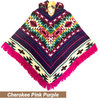 Alpacaponcho L/XL Hooded Cape, UNISEX,