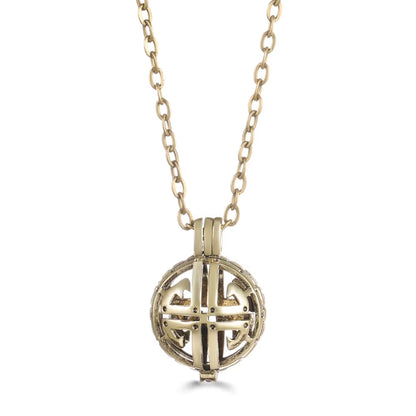Mexico Chime Music Angel Ball Tree of Life Bronze Cage Necklace Aromatherapy Essential Oil Diffuser Caller Pendant Accessories