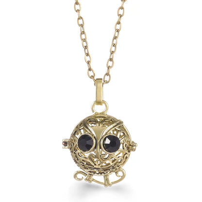 Mexico Chime Music Angel Ball Tree of Life Bronze Cage Necklace Aromatherapy Essential Oil Diffuser Caller Pendant Accessories