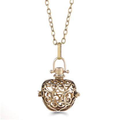 Mexico Chime Music Angel Ball Tree of Life Bronze Cage Necklace Aromatherapy Essential Oil Diffuser Caller Pendant Accessories