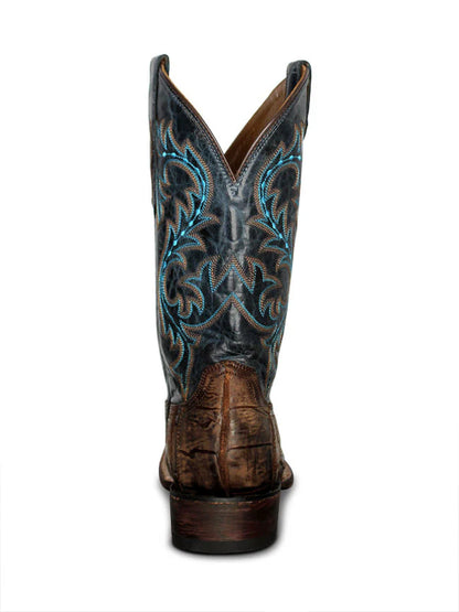 Mens Malcolm Brandy Giant Gator Boots