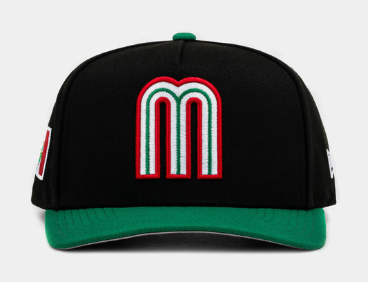 Shoe Palace Exclusive Mexico Curve 950AF Snapback Mens Hat (Black/Green)