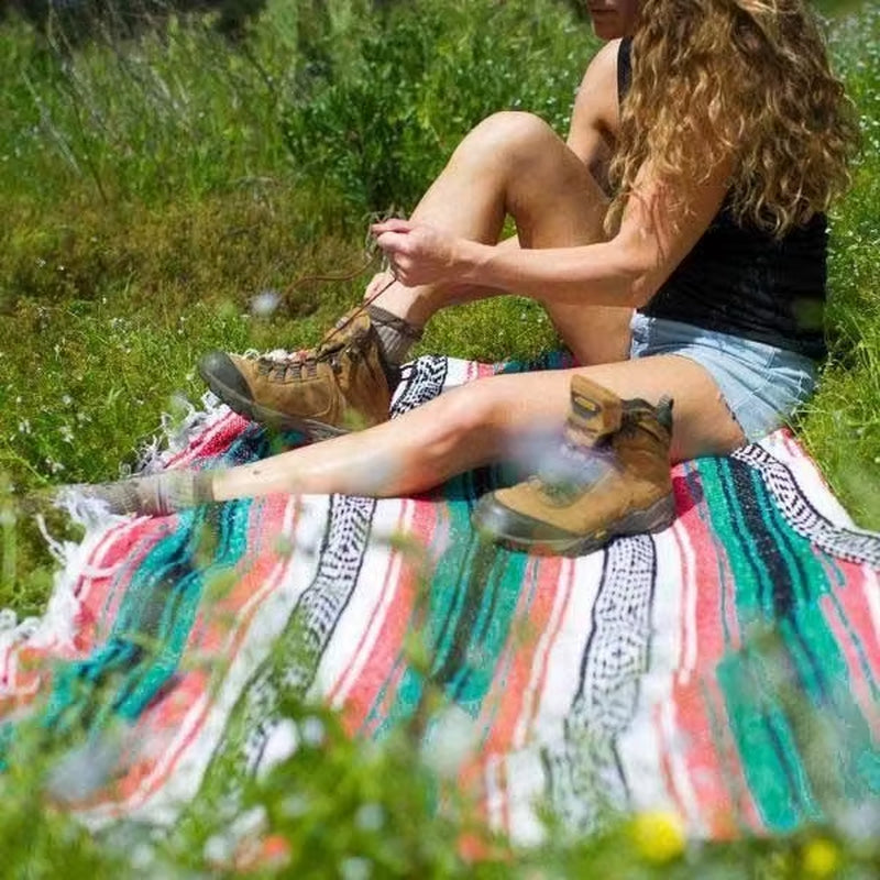 Mexico Beach Blanket Cover Outdoor Decor Sofa Leisure Blanket Bedspread Outdoor Camping Picnic Mat Bohemian Tapestry Rug