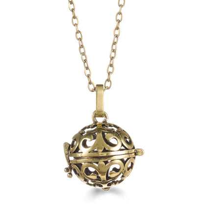 Mexico Chime Music Angel Ball Tree of Life Bronze Cage Necklace Aromatherapy Essential Oil Diffuser Caller Pendant Accessories