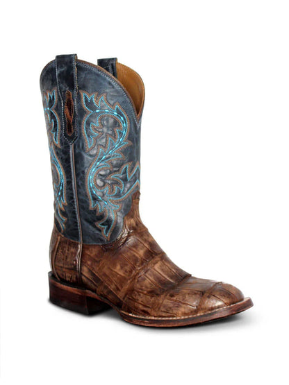 Mens Malcolm Brandy Giant Gator Boots